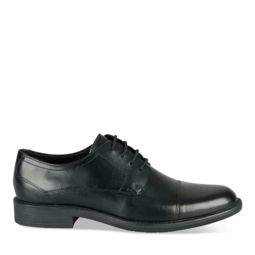 Derbies NOIR Homme CUIR Motif Uni Lacets