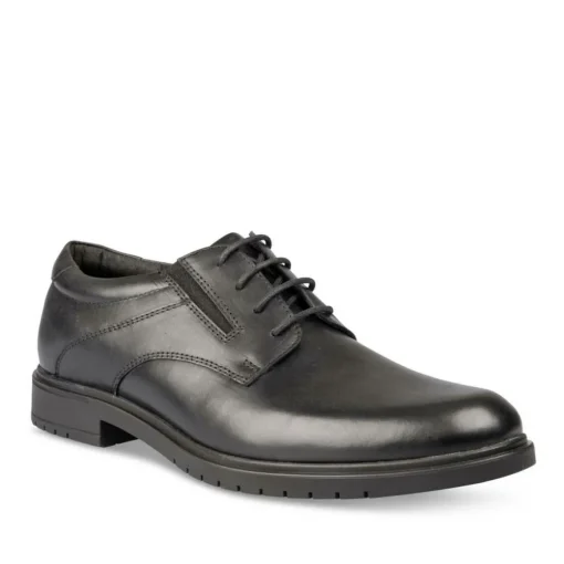 Derbies NOIR Homme CUIR Motif Uni Lacets