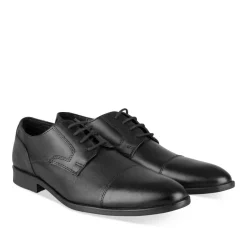Derbies NOIR Homme CUIR Motif Uni Lacets
