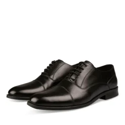 Derbies NOIR Homme CUIR Motif Uni Lacets