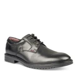 Derbies NOIR Homme CUIR Motif Uni Lacets