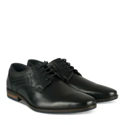 Derbies NOIR Homme CUIR Motif Uni Lacets