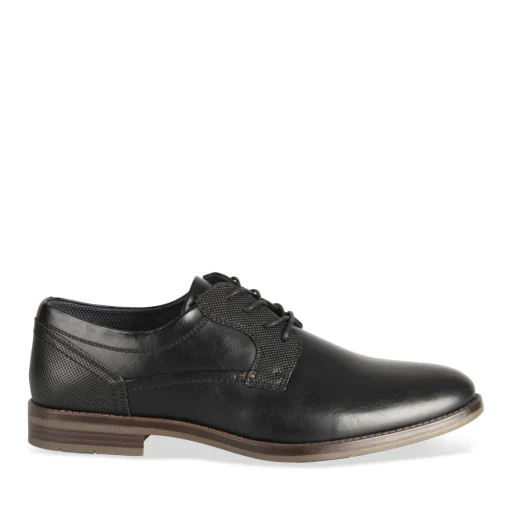Derbies NOIR Homme Motif Uni Lacets