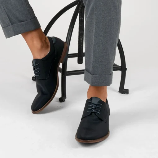 Derbies NOIR Homme Motif Uni Lacets
