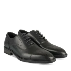 Derbies NOIR Homme Motif Uni Lacets