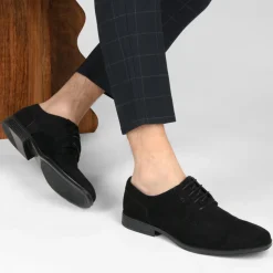 Derbies NOIR Homme Motif Uni Lacets