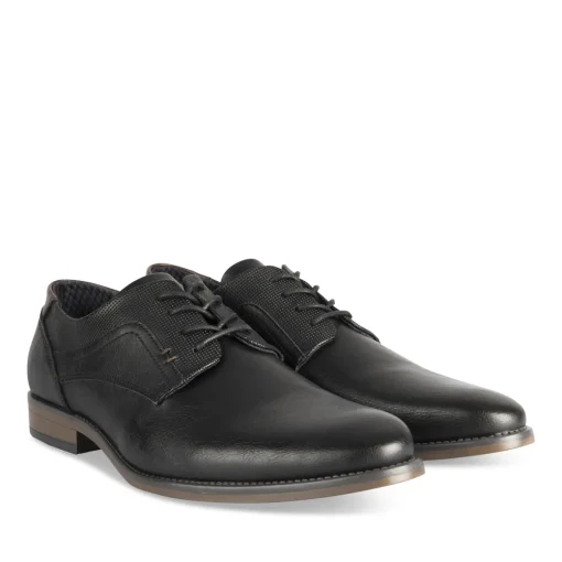Derbies NOIR Homme Motif Uni Lacets