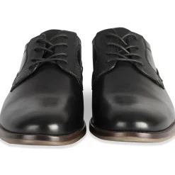 Derbies NOIR Homme Motif Uni Lacets