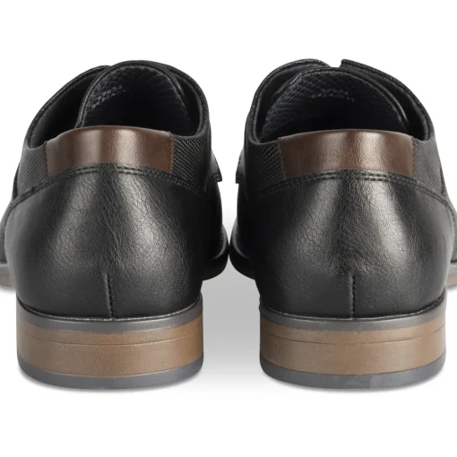 Derbies NOIR Homme Motif Uni Lacets