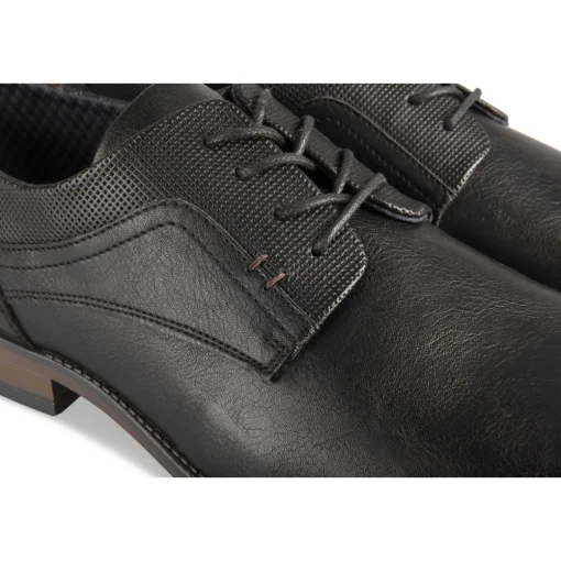 Derbies NOIR Homme Motif Uni Lacets