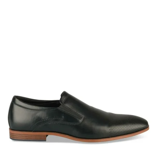Derbies Slip-on NOIR Homme Motif Uni Lacets