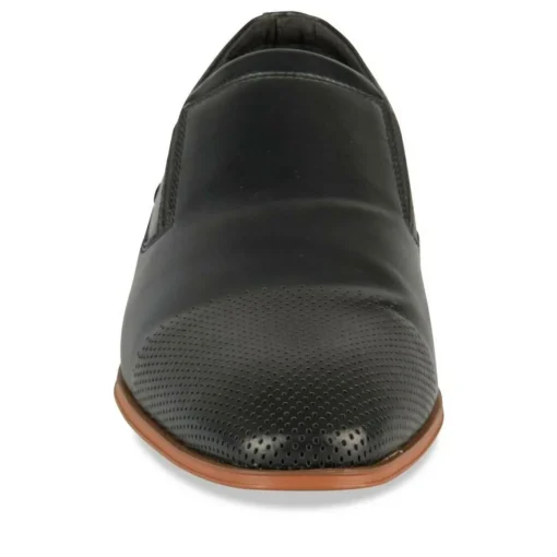 Derbies Slip-on NOIR Homme Motif Uni Lacets