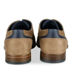 Derbies TAUPE Homme Motif Uni Lacets