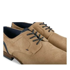 Derbies TAUPE Homme Motif Uni Lacets