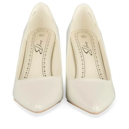 Escarpins Aiguille BEIGE Femme Motif Uni A Enfiler