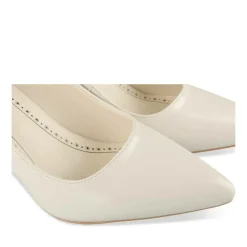 Escarpins Aiguille BEIGE Femme Motif Uni A Enfiler