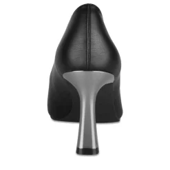 Escarpins Aiguille NOIR Femme Motif Uni A Enfiler
