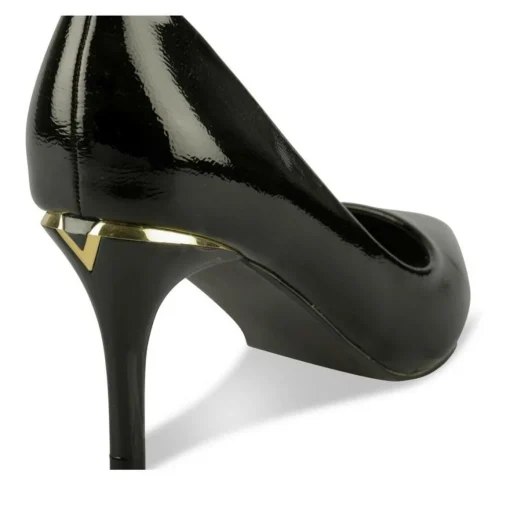 Escarpins Aiguille NOIR Femme Motif Uni A Enfiler