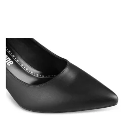 Escarpins Aiguille NOIR Femme Motif Uni A Enfiler