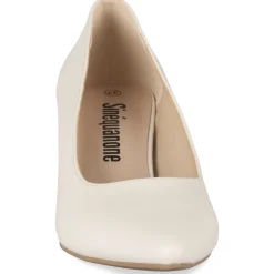 Escarpins BEIGE Femme Motif Uni A Enfiler