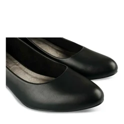 Escarpins Carré NOIR Femme Motif Uni A Enfiler