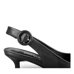 Escarpins NOIR Femme Motif Uni A Enfiler