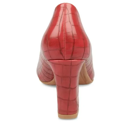 Escarpins ROUGE Femme Motif Uni