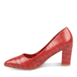 Escarpins ROUGE Femme Motif Uni