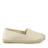 Espadrilles BEIGE Femme Motif Uni A Enfiler