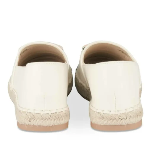 Espadrilles BEIGE Femme Motif Uni A Enfiler