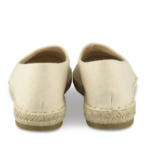 Espadrilles BEIGE Femme Motif Uni A Enfiler