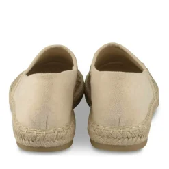 Espadrilles BEIGE Femme Motif Tressé A Enfiler