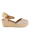 Espadrilles Corde BEIGE Femme Motif Uni Boucle