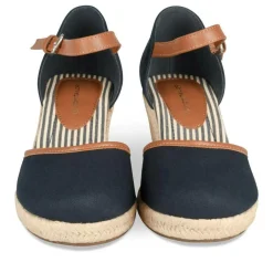 Espadrilles Corde MARRON Femme Motif Uni Boucle