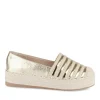 Espadrilles Plateforme OR Femme Motif Rayures A Enfiler