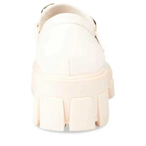 Mocassins BEIGE Femme Motif Vernis A Enfiler