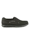 Mocassins Confort NOIR Homme CUIR Motif Uni A Enfiler