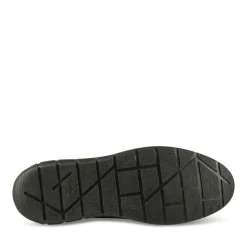 Mocassins Confort NOIR Homme CUIR Motif Uni A Enfiler