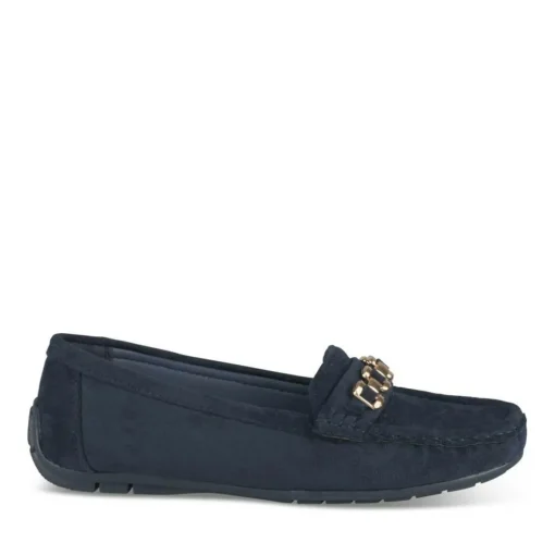 Mocassins MARINE Femme Motif Chaîne A Enfiler