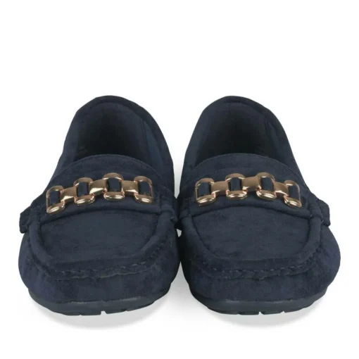 Mocassins MARINE Femme Motif Chaîne A Enfiler