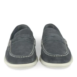 Mocassins MARINE Homme CUIR Motif Uni A Enfiler