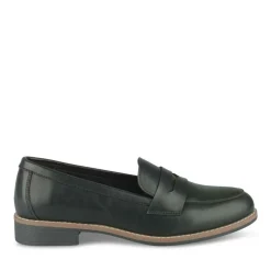 Mocassins NOIR Femme Motif Uni A Enfiler
