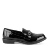 Mocassins NOIR Femme Motif Chaîne A Enfiler