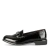 Mocassins NOIR Femme Motif Uni A Enfiler