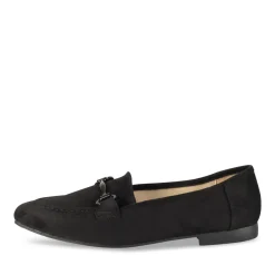 Mocassins NOIR Femme Motif Uni A Enfiler