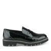 Mocassins NOIR Femme Motif Uni A Enfiler