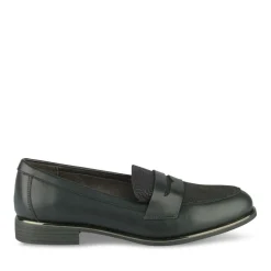 Mocassins NOIR Femme Motif A Pois A Enfiler