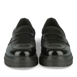 Mocassins NOIR Femme Motif Uni A Enfiler