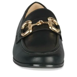 Mocassins NOIR Femme Motif Chaîne A Enfiler