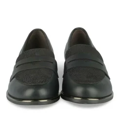Mocassins NOIR Femme Motif A Pois A Enfiler